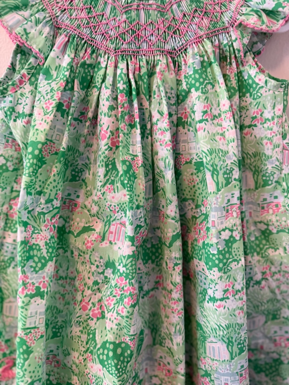The Beaufort Bonnet Belmont Blooms Smocked Dress - Picture 2 of 5